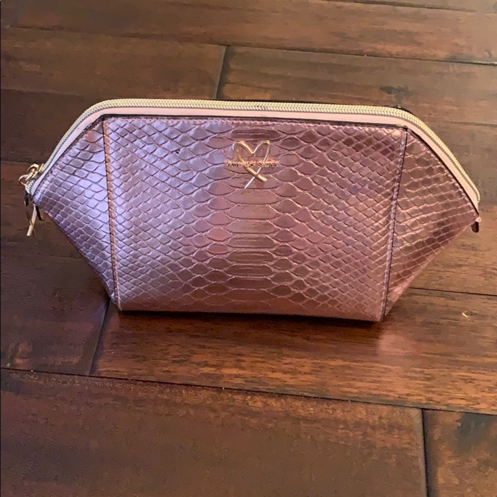 Victoria’s Secret Pink Snakeskin Cosmetics Bag